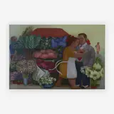 Ojal by Eduardo Ungar, 2005, acrylic on canvas, sold Jul 2019