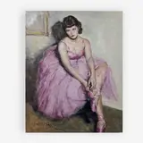 Ingrid by Pál Fried, oil on canvas, sold Jul 2019