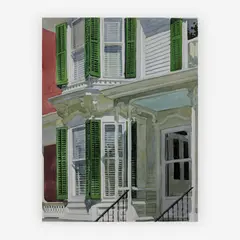 Back Door by David Dewey, 1981, watercolor, sold Jul 2019