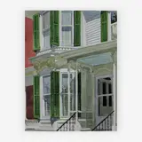 Back Door by David Dewey, 1981, watercolor, sold Jul 2019