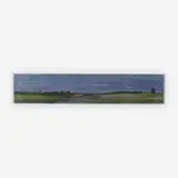 East of Colombia, Missouri by Diane Canfield Bywaters, 1989, oil on paper, sold Jul 2019