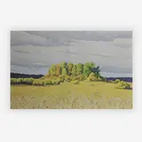 Island of Trees by Roger Laux Nelson, 1979, oil on paper, sold Jul 2019