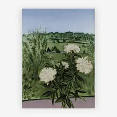 Peonies by Jane Freilicher, 1990, lithograph, sold Jul 2019