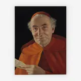 Cardinal by Otto Eichinger, oil on masonite, sold Jul 2019