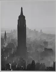 Empire State Building by Harold Roth, 1940, gelatin silver print, sold Oct 2019