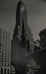 Trinity Church by Berenice Abbott, 1936, gelatin silver print, sold Oct 2019