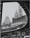 Third Avenue El by Benn Mitchell, 1947, gelatin silver print, sold Oct 2019