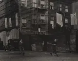 Lot Baseball Greenwich Village by Joseph Schwartz, 1930's, gelatin silver print, sold Oct 2019