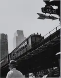 Second Avenue & East 45th Street by Benn Mitchell, 1947, gelatin silver print, sold Oct 2019