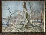 Sous-bois près de l'eau by Henri Zuber, Aquarelle en bas à droite et daté [18]99, sold Jul 2025