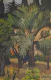Jardin exotique by Jean Bouchaud, Toile Signé en bas à droite, sold May 2026
