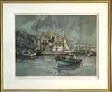 Le port by Pierre Letellier, Lithographie encadrée sous verre, sold Apr 2026