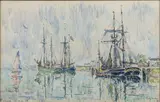 Marine à Vannes (Morbihan), de la série des Ports de France, 15 mai 1929 by Paul Signac, Aquarelle sur traits de mine de plomb, sold May 2026