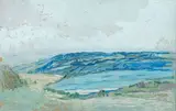 Paysage du Revermont by Henry Grosjean, Pastel, sold May 2026