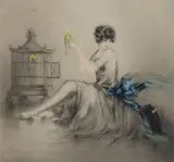 Jalousie by Louis Icart, 1927, Eau-forte et aquatinte, sold May 2026