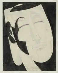 Le Japon by Henry de Waroquier, 1929, Aquarelle et encre, sur papier collé sur carton, sold May 2026