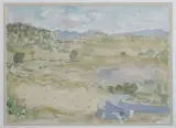 Plateau des Causses by Jacques Truphémus, 1987, Aquarelle, sold May 2026