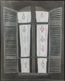 La fenêtre by Marie-Thérèse Bourrat, 1960, Gouache, lavis d'encre et fusain, sold May 2026