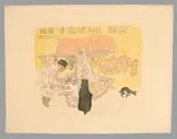 Le marchand des quatre-saisons, planche de la série « Quelques aspects de la vie de Paris » by Pierre Bonnard, 1899, Lithographie en couleurs sur vélin, sold Dec 2025