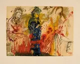 L'Été, planche de la série des Quatre Saisons by Salvador Dalí, 1972, Lithographie en couleurs sur vélin d' Arches, sold Dec 2025