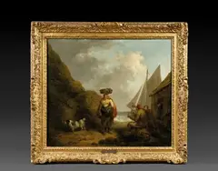 La rentrée de la pêche by George Morland, Toile, sold Dec 2025
