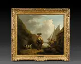 La rentrée de la pêche by George Morland, Toile, sold Dec 2025