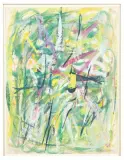 λ Sans titre by Oscar Gauthier, 1961, Gouache, sold Nov 2025