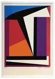 λ Composition by Geneviève Claisse, 1959, Gouache, sold Nov 2025