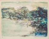 Composition. 1968 by Zao Wou-ki, Lithographie, sold Nov 2025