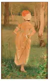 Élégante de dos by James Symington, Aquarelle, sold Nov 2025