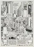 Adèle Blanc Sec Planche 3 de l'album Le démon de la Tour Eiffel édité par Casterman en 1976 by Jacques Tardi, Encre de chine, traces de gouache blanche, sold Jun 2025