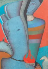 Sans titre by Mihail Chemiakin, Gouache, sold Jun 2025