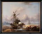 La Celestine à marée basse by François Musin, 1848, Toile d'origine Hauteur :, sold Apr 2026