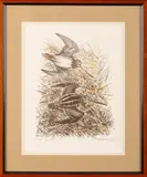 Deux bécasses by Francis Berille, 1981, Lithographie signée, sold Apr 2026