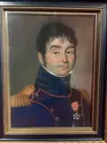 Portrait d'officier à la Légion d'Honneur by Luigi Bernero, Pastel, sold Apr 2026