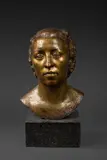 dit PRYAS Tête de femme by Jean Paris, Epreuve en bronze patiné, sold Apr 2026
