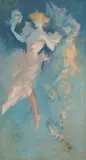 La comédie by Jules Chéret, Pastel sur toile, sold Apr 2026