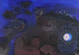 La nuits des temps by Alfred Pellan, Huile et collage sur toile, sold Jun 2026