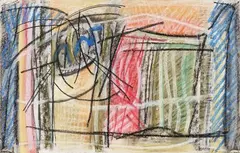 Sans titre (PM 7) by Jean Paul Riopelle, Pastel sur papier, sold Jun 2026