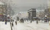 sous le pseudonyme Lieven. La by Eugène Galien-Laloue, Gouache sur papier, sold Nov 2023