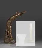 La Tuffolina ou la plongeuse by Odoardo Tabacchi, Épreuve en bronze à patine médaille, sold Nov 2023