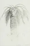 Dans le jardin by Claude Verlinde, 1979, Crayon sur papier, sold Feb 2023