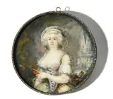 Portrait de Marie-Joséphine Louise de Savoie (1753-1810), comtesse de Provence, circa 1785 by Peter Adolf Hall, Gouache et aquarelle, sold Jun 2026