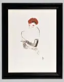 Projet pour la maison Dior Parfum by René Gruau, Gouache et aquarelle sur carton, sold Jun 2026