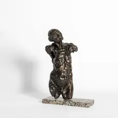 Torse de Clotho chauve by Camille Claudel, Épreuve en bronze patiné Numérotée III/IV Signée C, sold May 2024