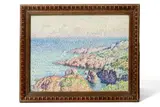 Paysage de bord de mer by Anna Boch, Aquarelle sur papier Signée en bas à droite "A, sold May 2024