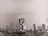 Vue de l'écluse de Kembs-Niffer dite écluse le Corbusier by Lucien Hervé, Tirage argentique d'époque Cachet et annotations du photographe au dos H_18,2 cm L_24 cm, sold May 2024