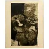 Sans titre by Antoni Clavé, Lithographie en noir et blanc sur papier Porte inscription non déchiffrée en bas à gauche, sold Mar 2024