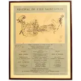 Sans titre by Marc Chagall, Affiche lithographique originale pour le « Festival de l'île Saint-Louis », sold Mar 2024