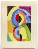 Composition by Sonia Delaunay, Gouache sur papier Signé en bas à droite Dimensions :, sold Dec 2023